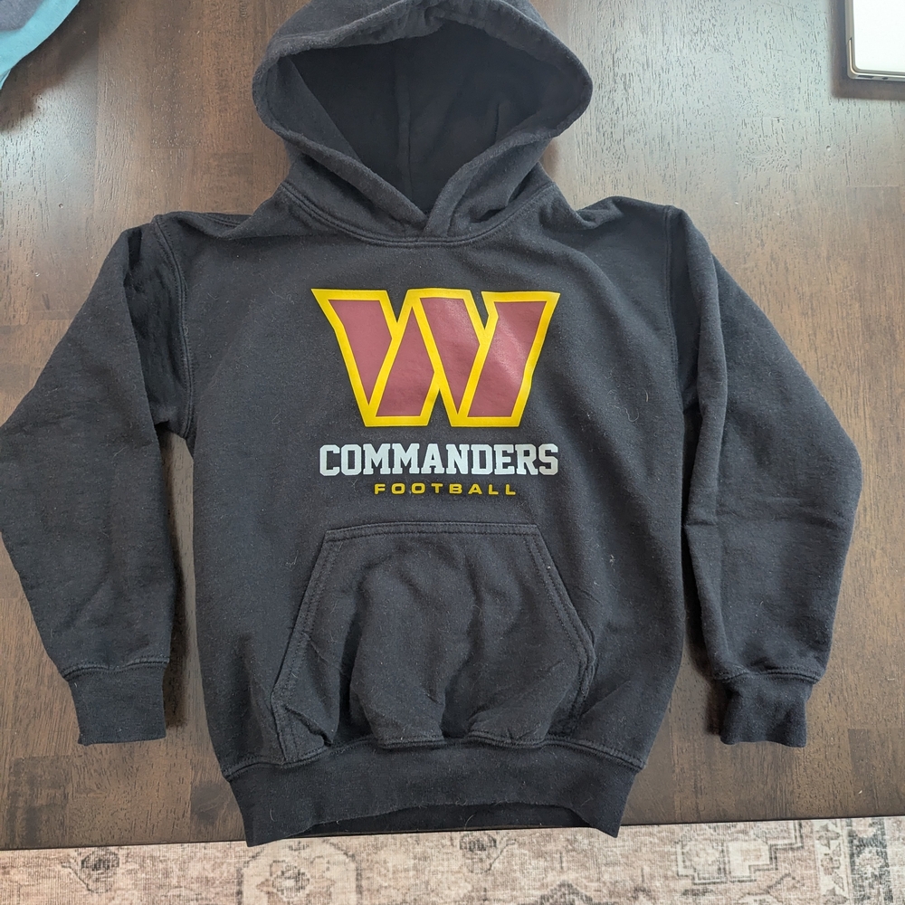 NFL Commanders Black Hoodie
